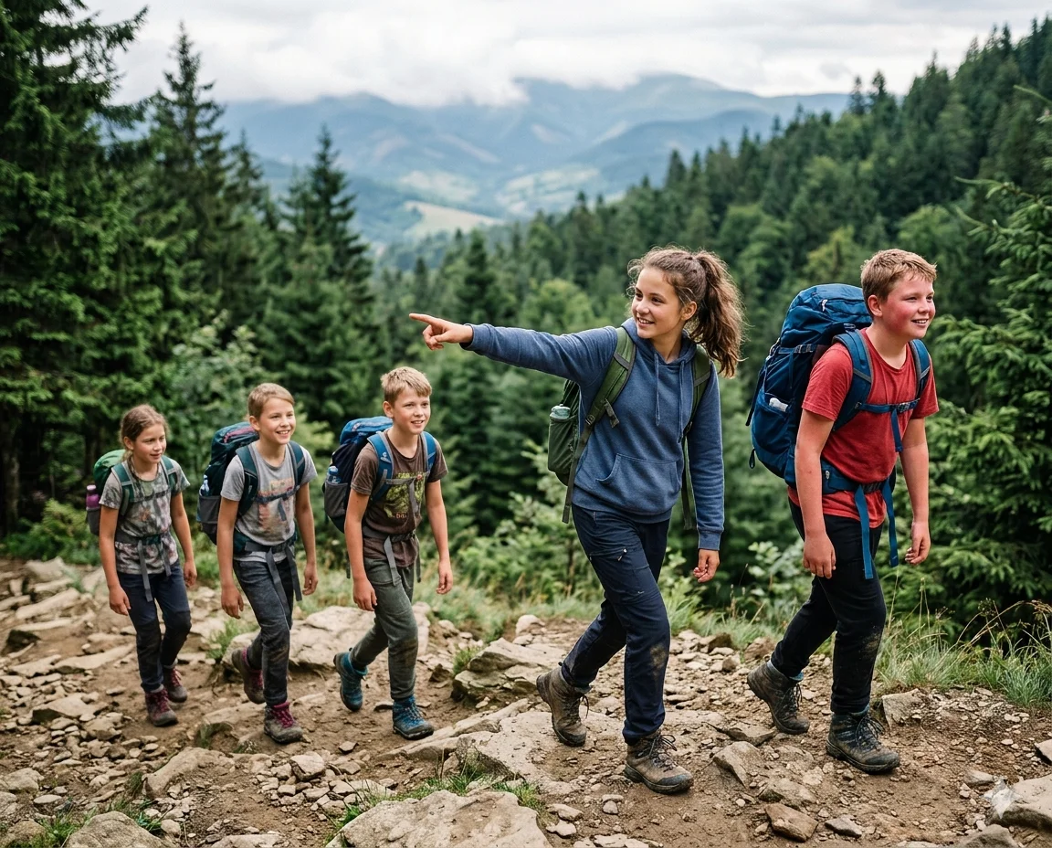 Obozy dla dzieci w górach – piesze wędrówki