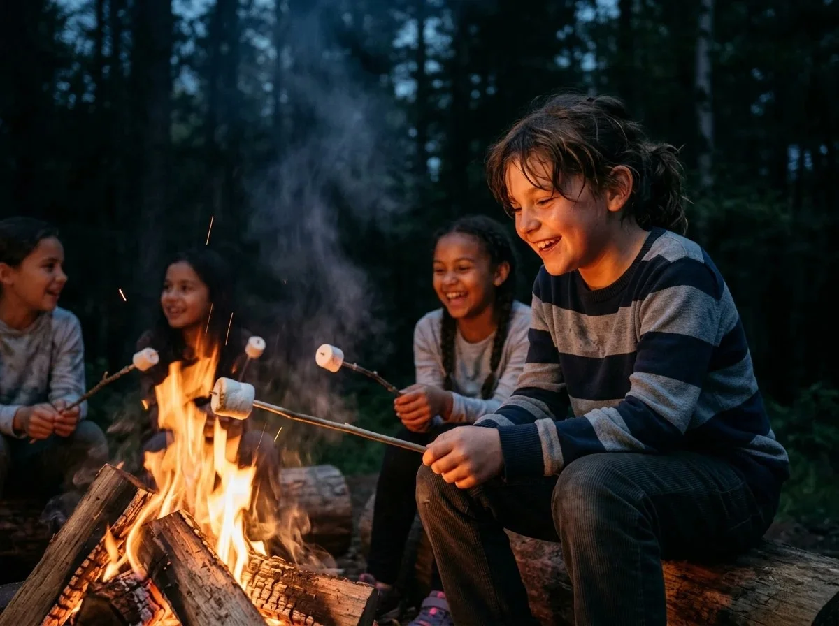 Obóz wakacyjny dla dzieci – ognisko i zajęcia tematyczne