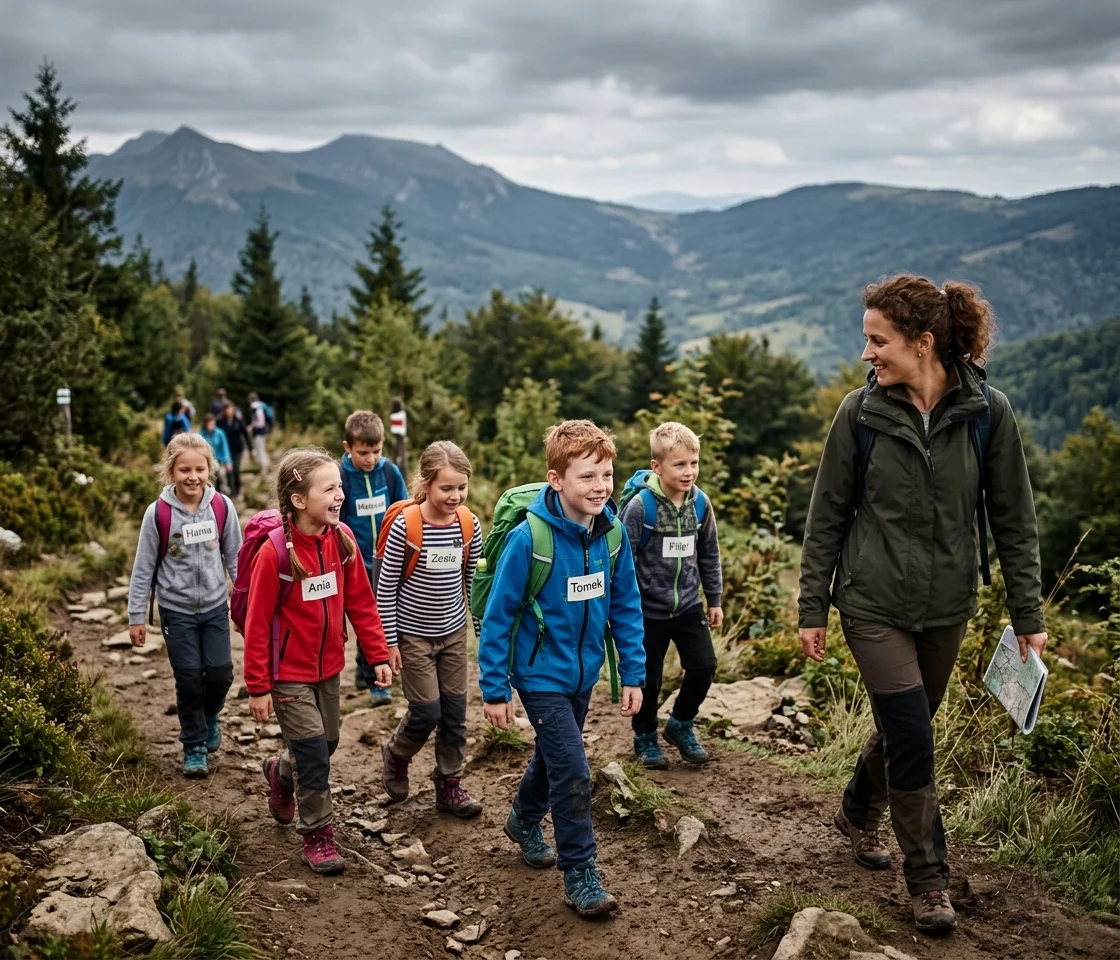 Zielona szkoła - zajęcia terenowe i gry integracyjne dla uczniów