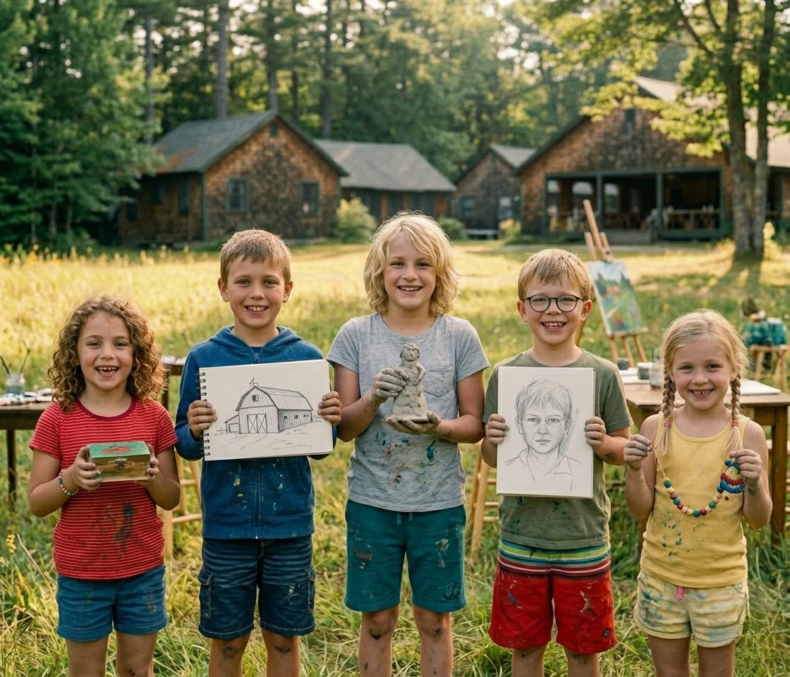 Kolonie artystyczne dla dzieci - zajęcia DIY i malarstwo